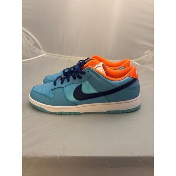 Nike dunk low blue se Baltic blue total orange mens shoe size 12 & 13 HQ1538 416